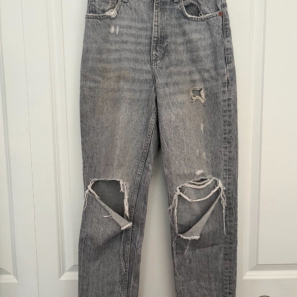 Zara Ripped Mom Jeans